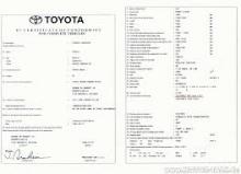 Toyota certificate of conformity Toyota